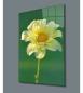 Preview: Gelbe Blume Art Design rechteckiges spezial Glasbild!